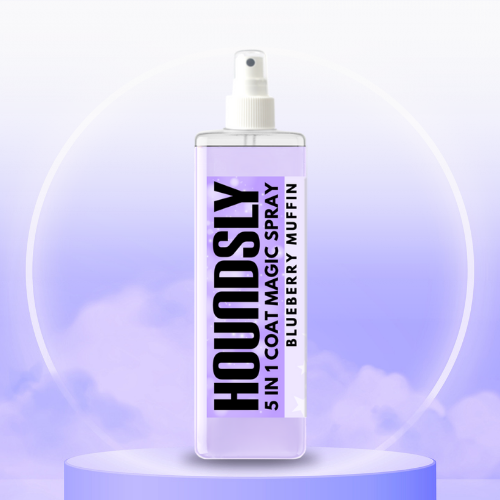Houndsly 5 in 1 Coat Magic Spray - Blueberry Muffin